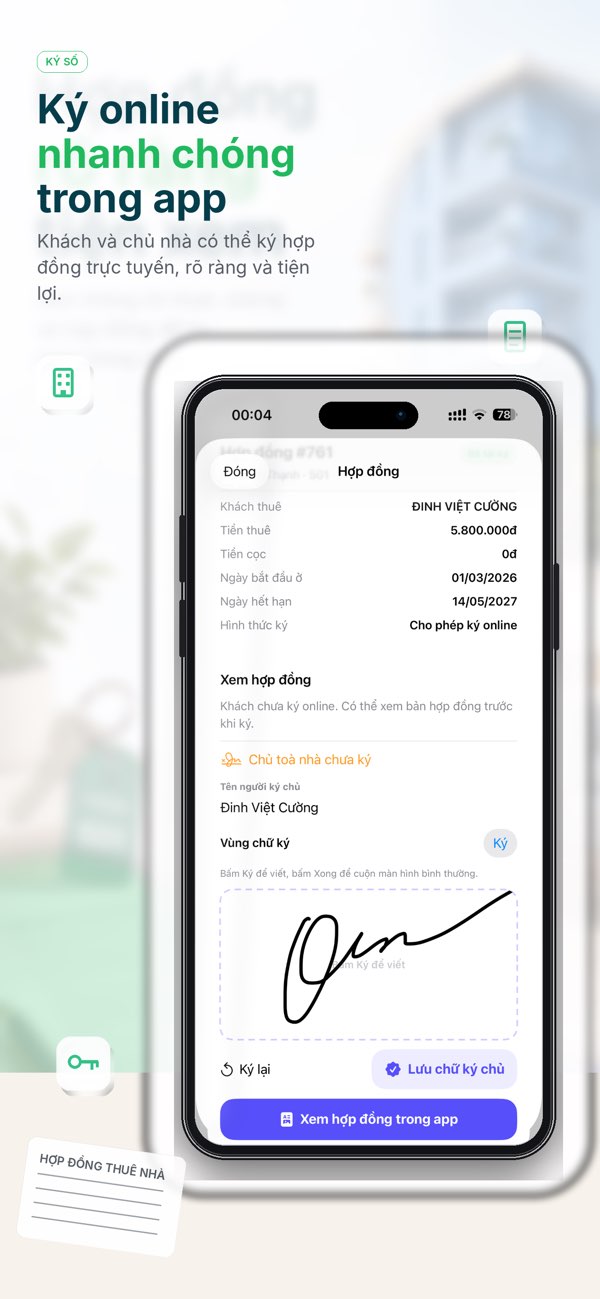 Màn hình app 3W Manager