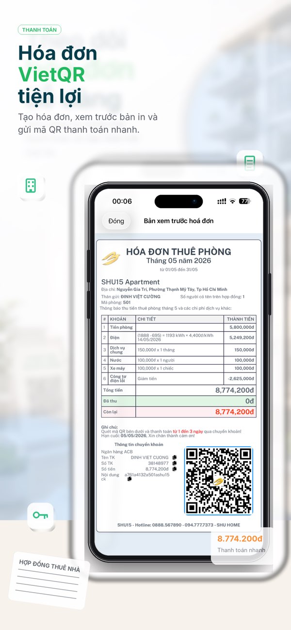 Hóa đơn, thanh toán và công nợ